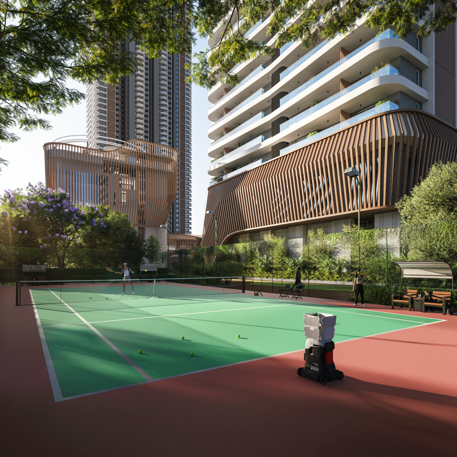 Kondapur Skyscraper - Tennis